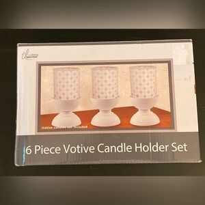 True Living Essentials 6 Piece Votive Candle Holder Set